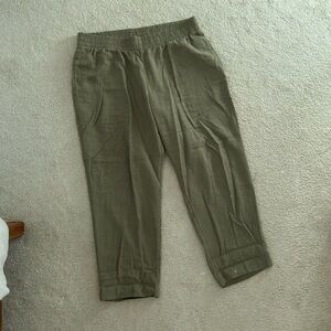Old Navy Olive Green Straight Pants